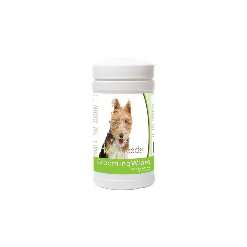 Pamperedpets Wire Fox Terrier Grooming Wipes - 70 Count