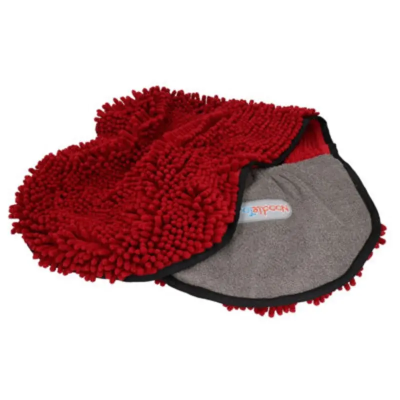 Ab Tools Extremely Absorbent Microfiber Dog Cat Pet Noodle Towel Quick Drying Red