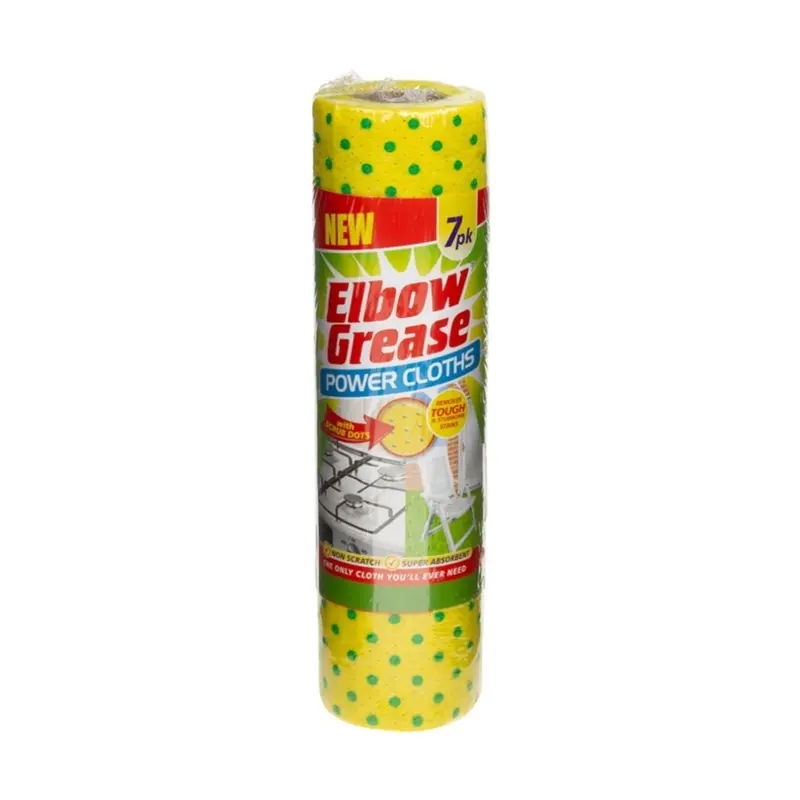 Elbow Grease Cleaning Cloths (Pack Of 7) Size 7