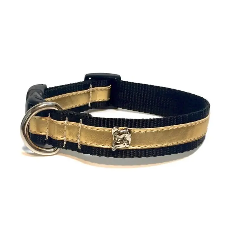 Zoomies City Gold Metallic Collar