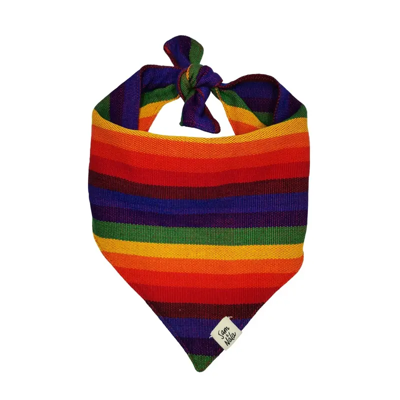 ARTISAN BANDANA - RAINBOW  STRIPES