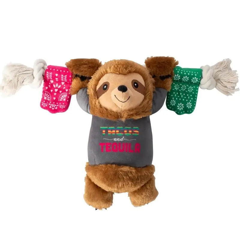 TACOS & TEQUILA SLOTH DOG TOY