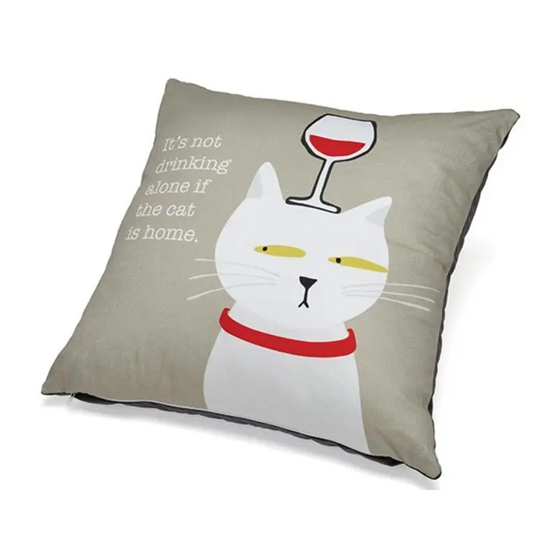 Pillow: It's Not Drinking if the Cat is Home