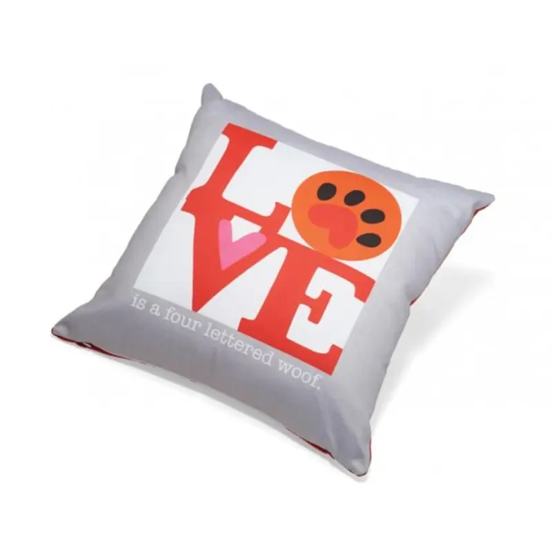 Pillow: Love is a Four Letter Woof