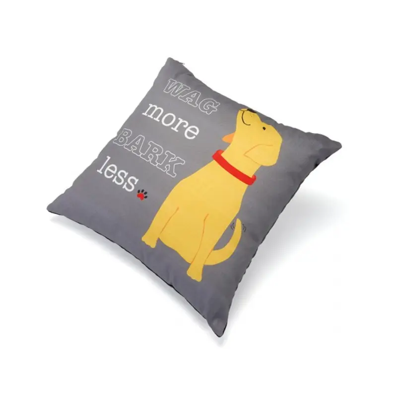 Pillow: Wag More Bark Less