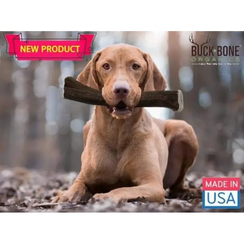 Buck Bone Naturally Shed Elk Antler Dog Chew