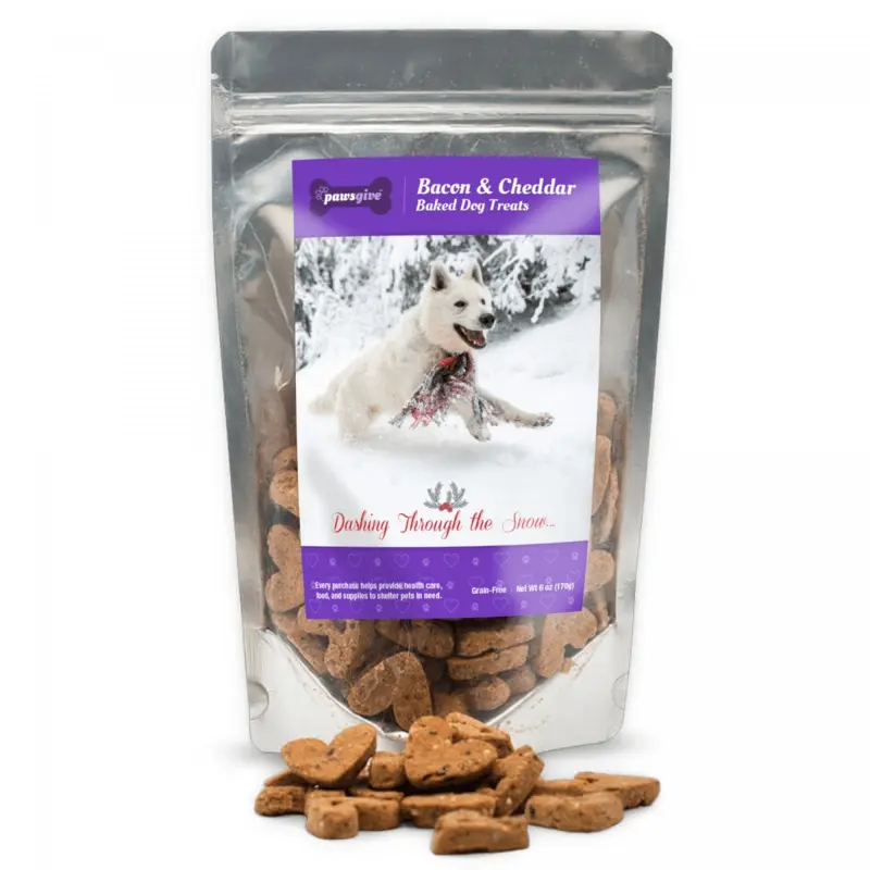 Bacon & Cheese Christmas Crunchy Dog Treats