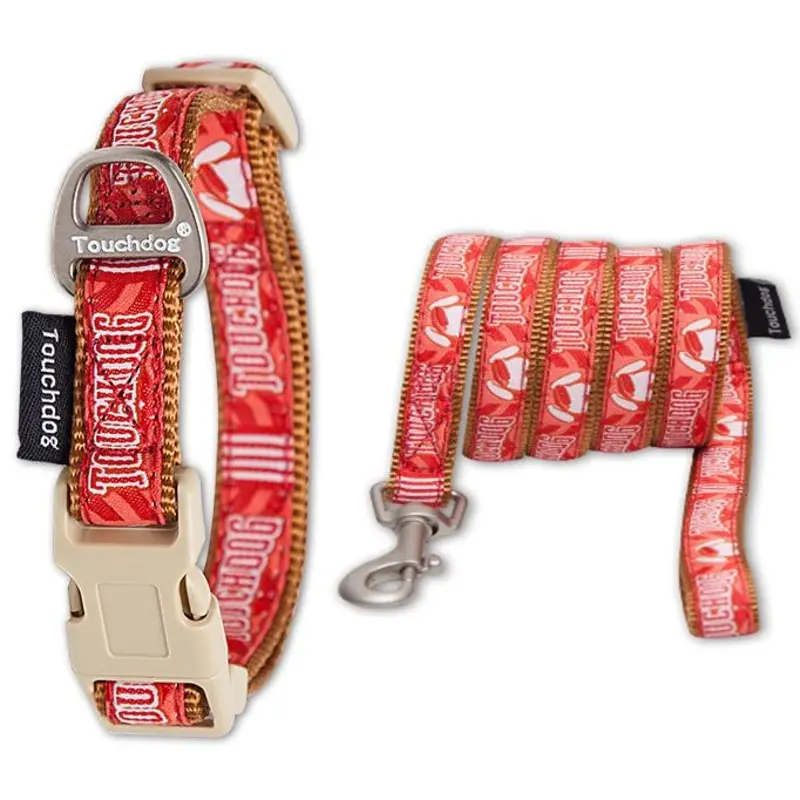 Touchdog Funny Bun Embroidered Collar & Leash