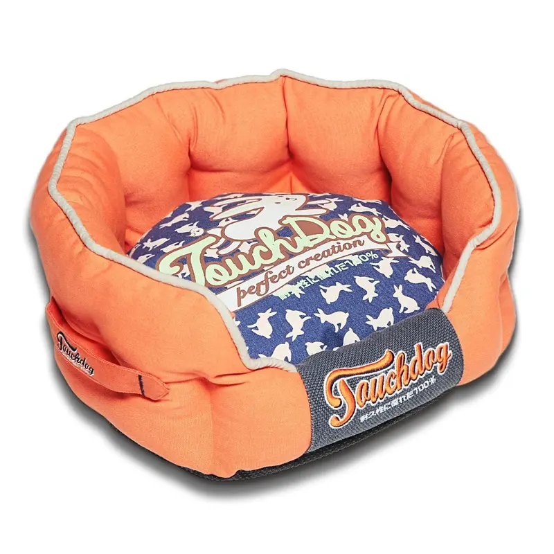 Touchdog Rabbit-Spotted Premium Dog Bed