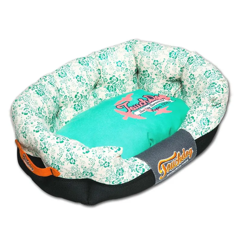 Touchdog Floral-Galore Designer Dog Bed