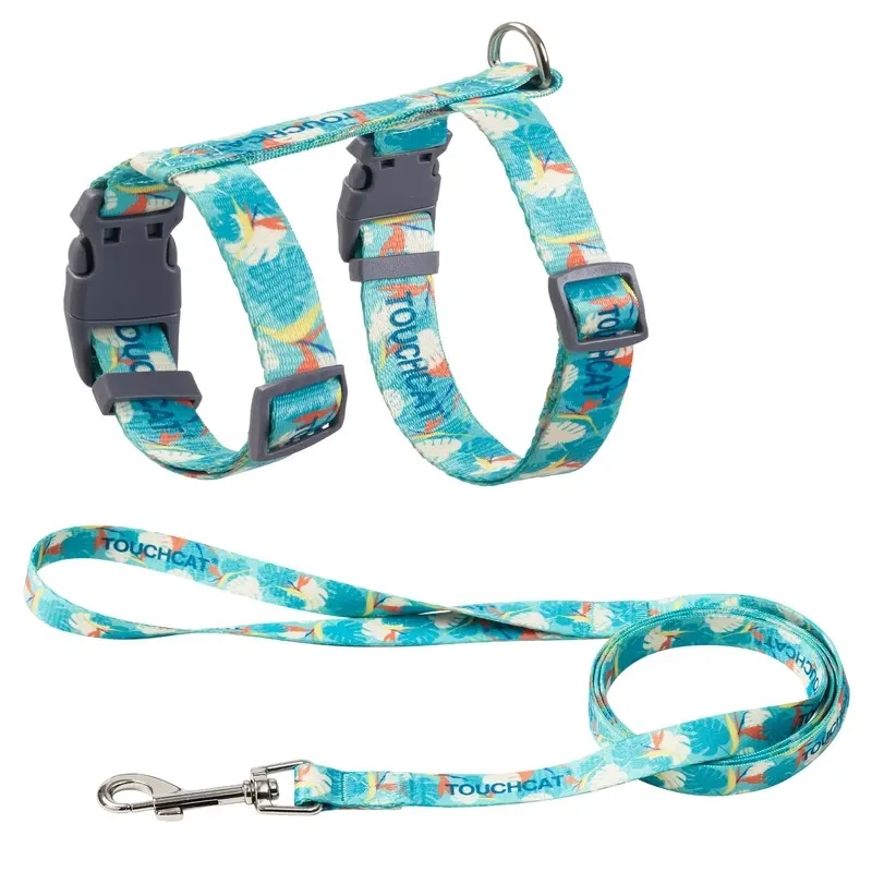 Touchcat Avery Patterned Fashion Cat Harness & Leash