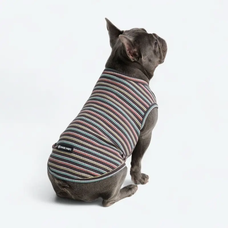 Stripe Shirt - Black Coral