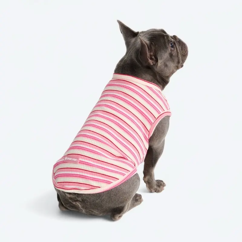 Stripe Shirt - Pink Red