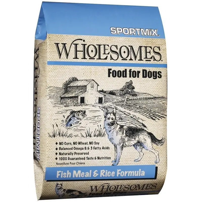 SPORTMiX Wholesomes Fish Meal & Rice Recipe Dry Dog Food