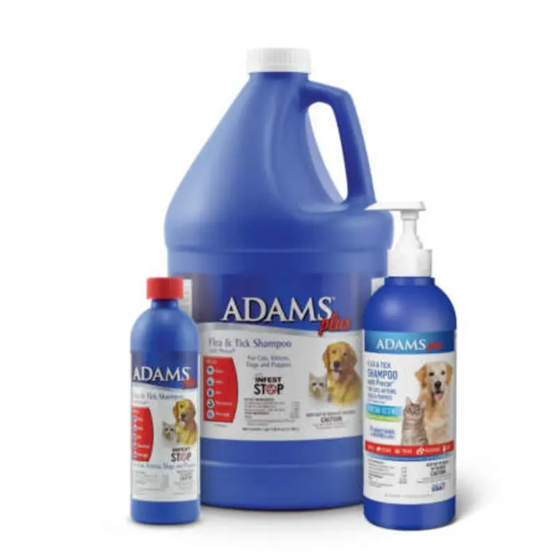 Adams Plus Flea & Tick Shampoo with Precor