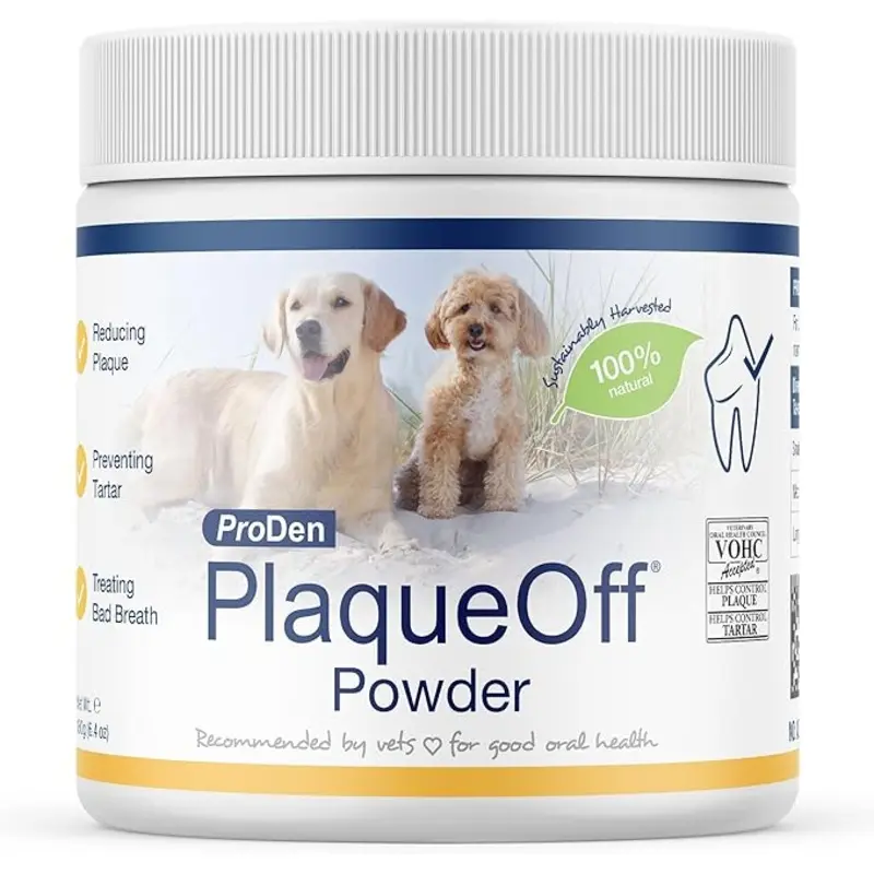 Proden PlaqueOff Powder for Dogs & Cats 180g