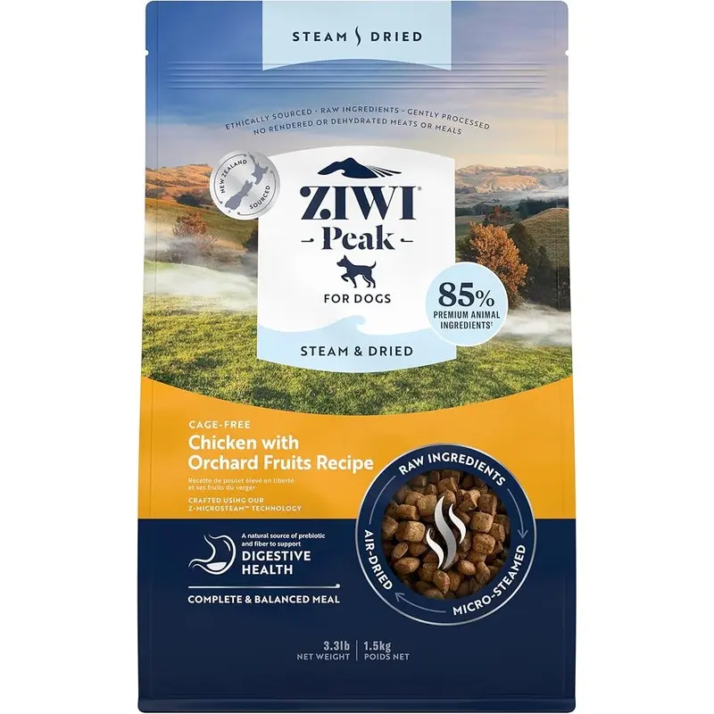 ZIWI Peak Dog Steam & Dried Chicken