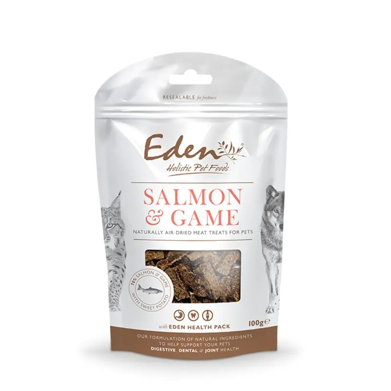 Eden Salmon & Game Treats 100g