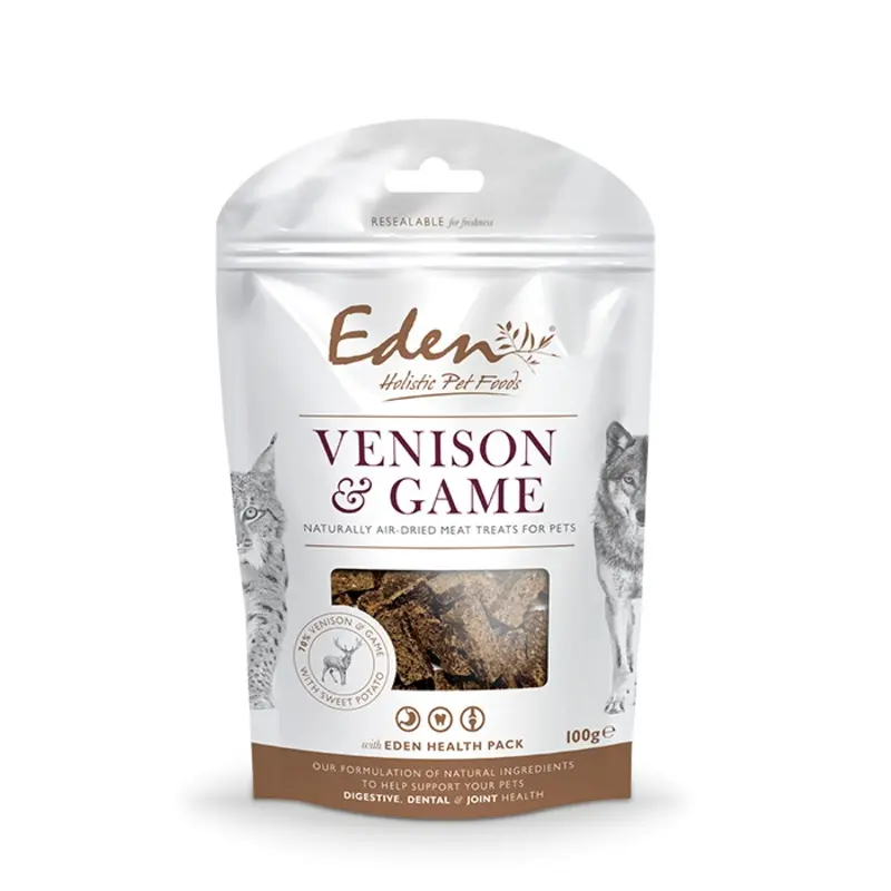 Eden Venison & Game Treats for Dogs and Cats 100g
