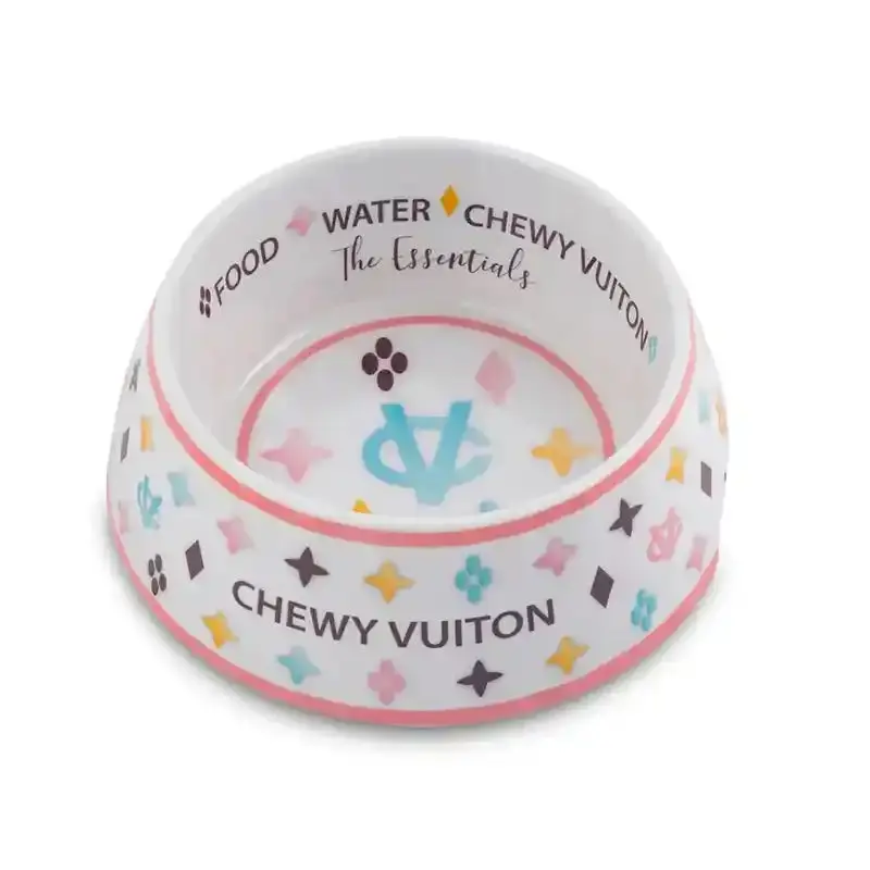 White CV Pet Bowl