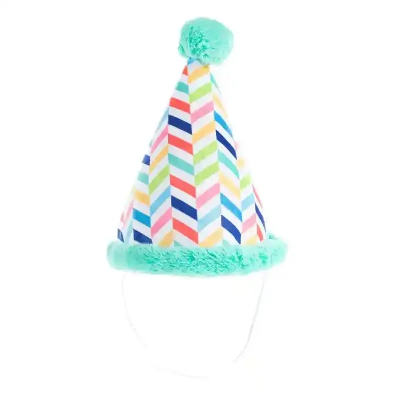 Birthday Hat Plush Dog Toy
