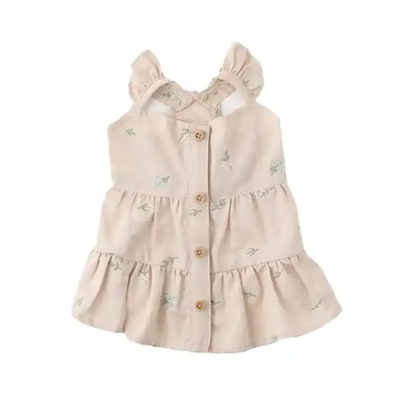 Tiered Ditsy Floral Dog Dress with Cooling Effect