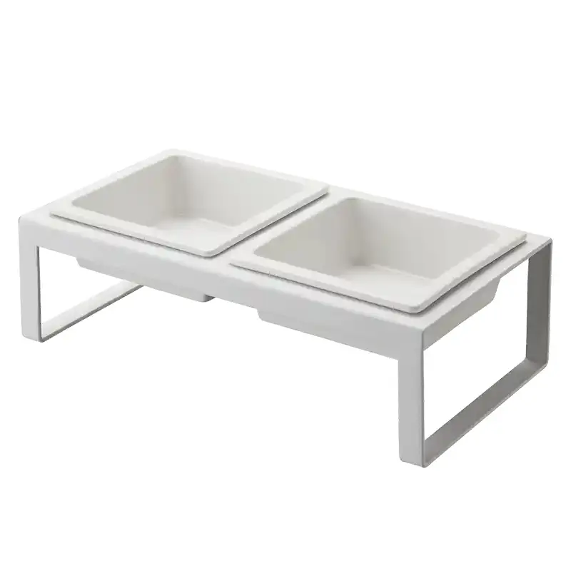 Tower Pet Bowls + Stand