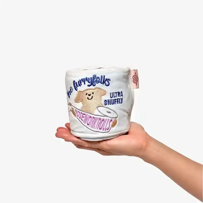 Toilet Paper Dog "Nosework" Toy