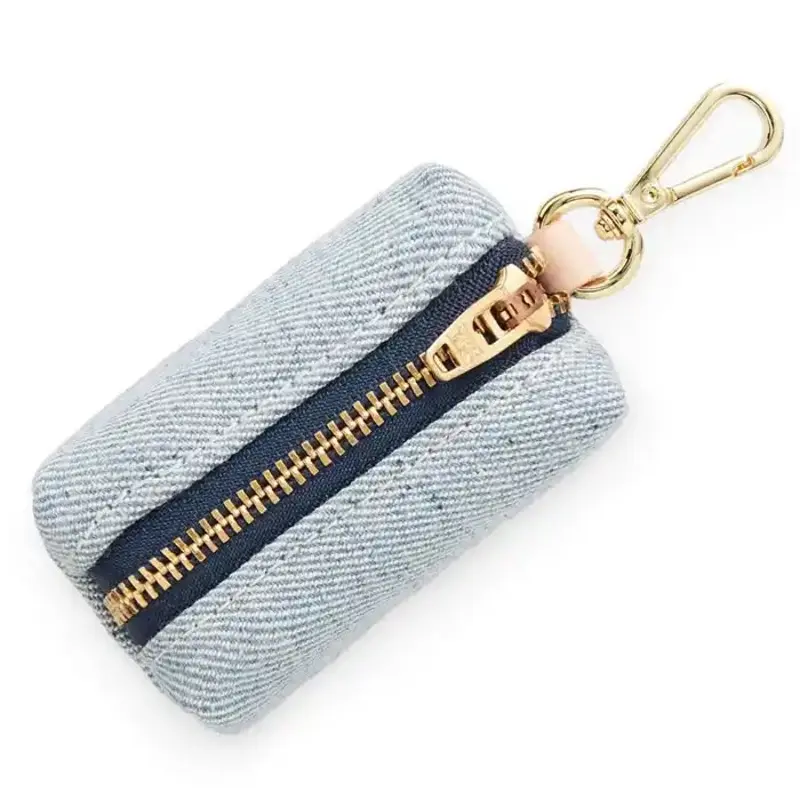 Upcycled Denim Poop Bag Dispenser