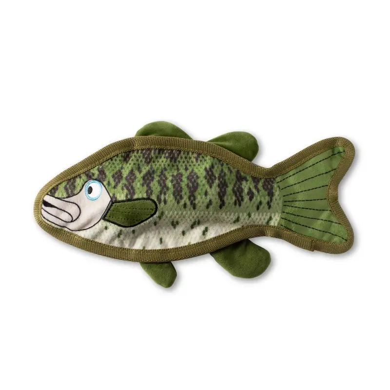 Bass Fish Durable Plush Dog Toy
