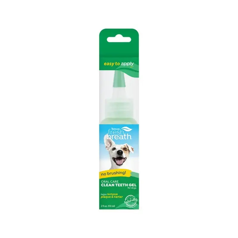TropiClean Fresh Breath Oral Care Gel for Dogs 2-oz