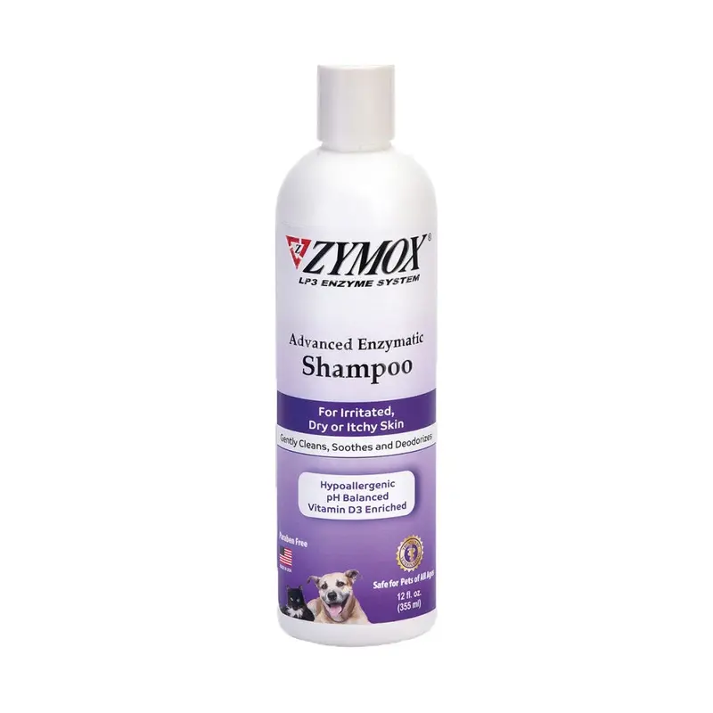 Zymox Advanced Enzymatic Shampoo for Dry or Itchy Skin 12-oz