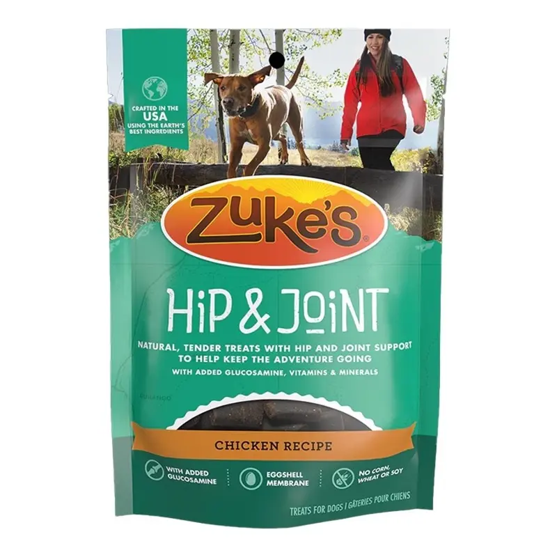Zukes Hip & Joint Chicken Recipe Dog Treats 1-lb