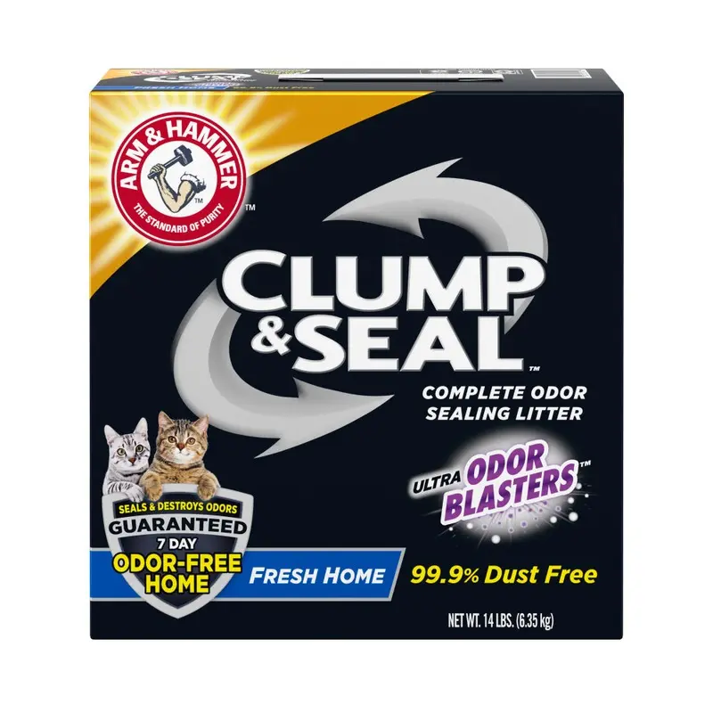Arm & Hammer Clump & Seal Fresh Home Complete Odor Sealing Cat Litter 14-lb