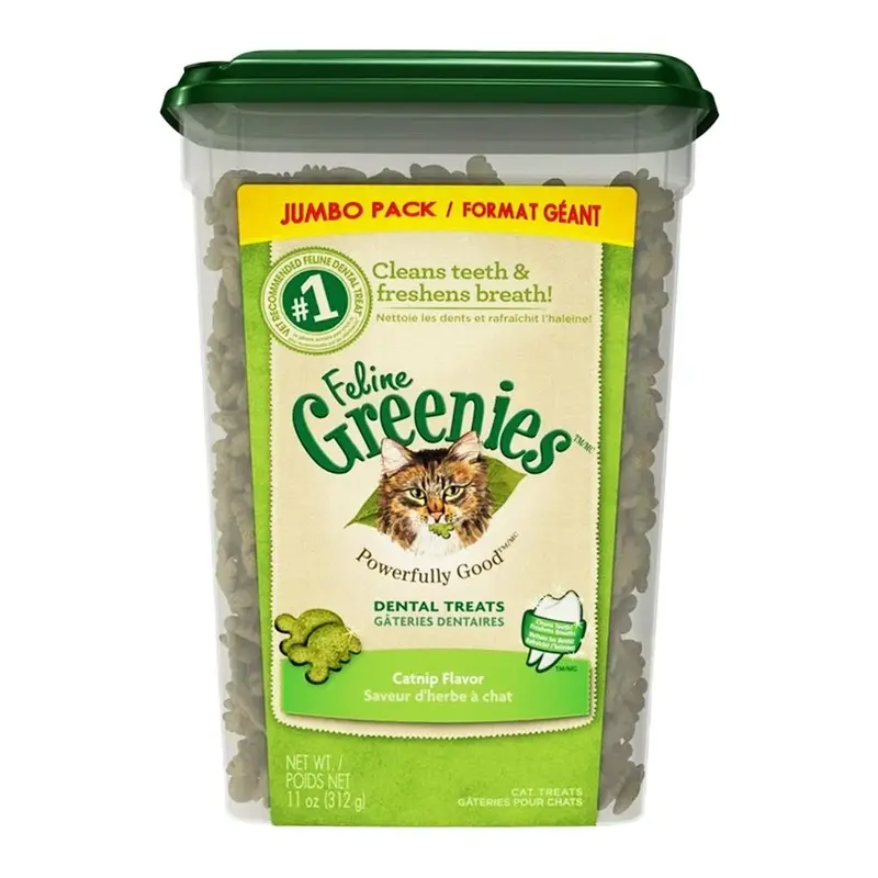 Greenies Dental Cat Treats Tempting Tuna Flavor 11-oz