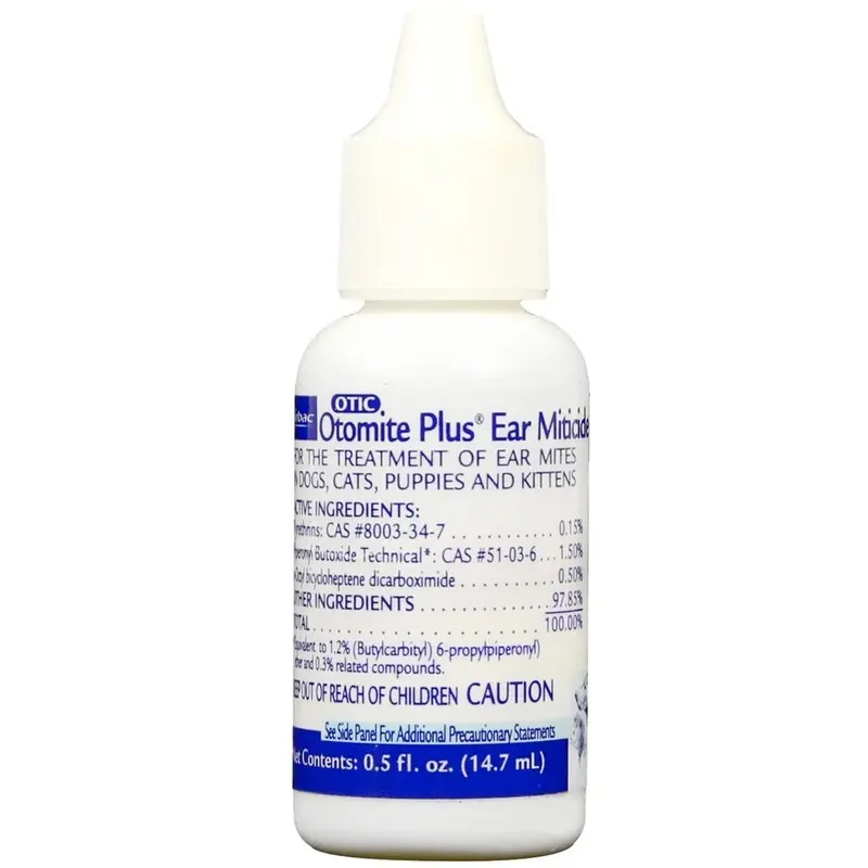 Virbac Otomite Plus Ear Mite Treatment 14.7 ml