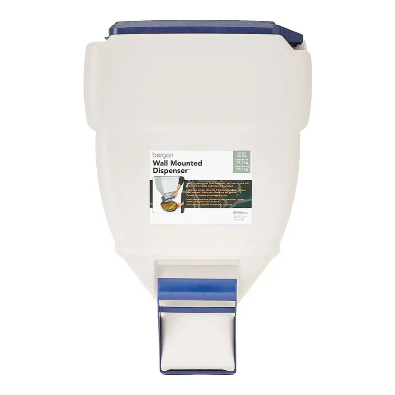 Bergan Wall-Mounted Pet Food Dispenser 40-lb