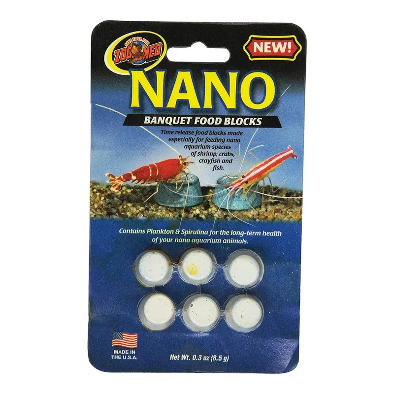 Zoo Med Nano Banquet Fish Feeding Block Mini 0.3-oz