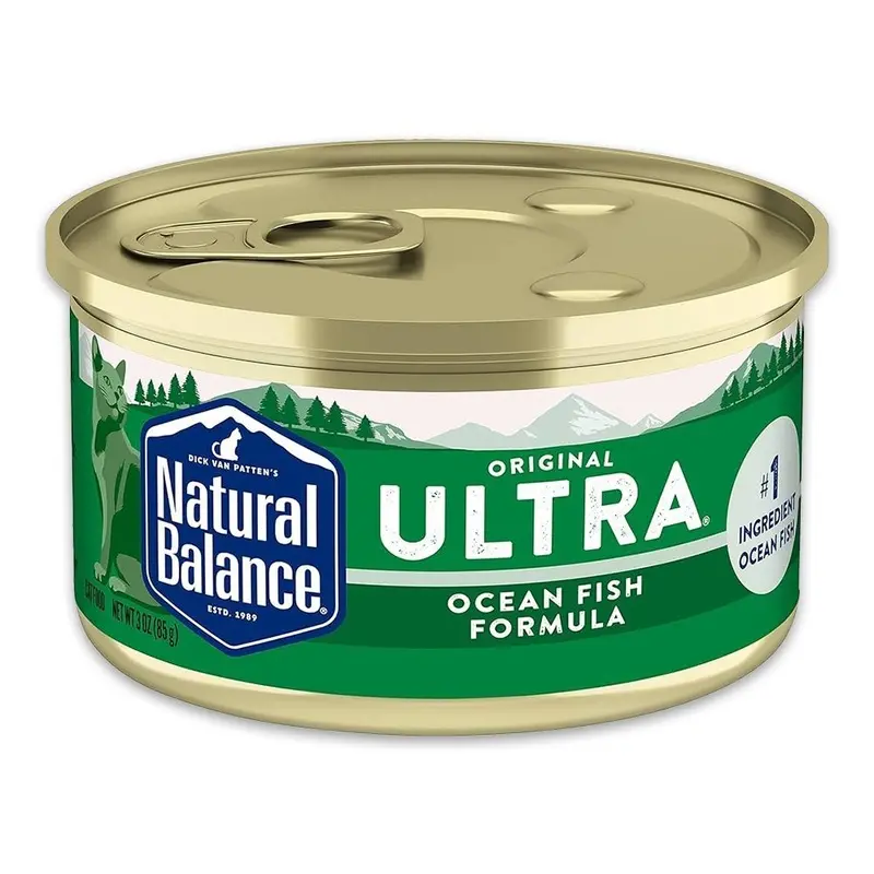 Natural Balance Pet Foods Original Ultra Canned Cat Food Ocean Fish Formula 3-oz