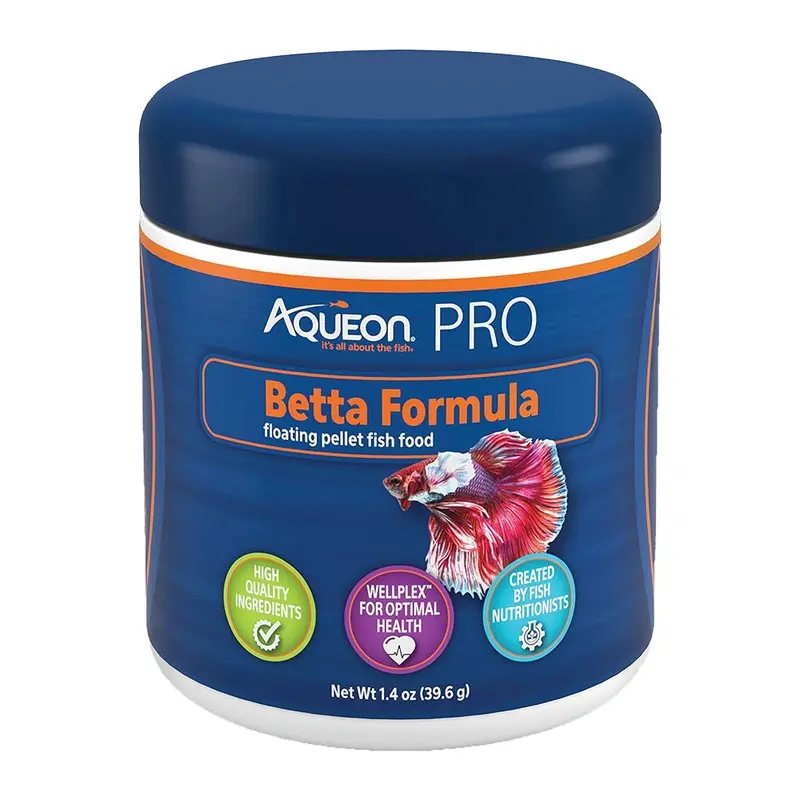 Aqueon Pro Betta Formula Pellet Fish Food 1.4-oz