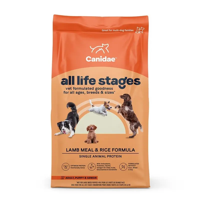 CANIDAE All Life Stages Dry Dog Food Lamb Meal & Rice Formula 5-lb