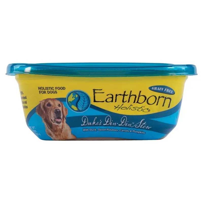 Earthborn Holistic Duke's Din-Din Stew Grain-Free Wet Dog Food Duck & Turkey 8-oz
