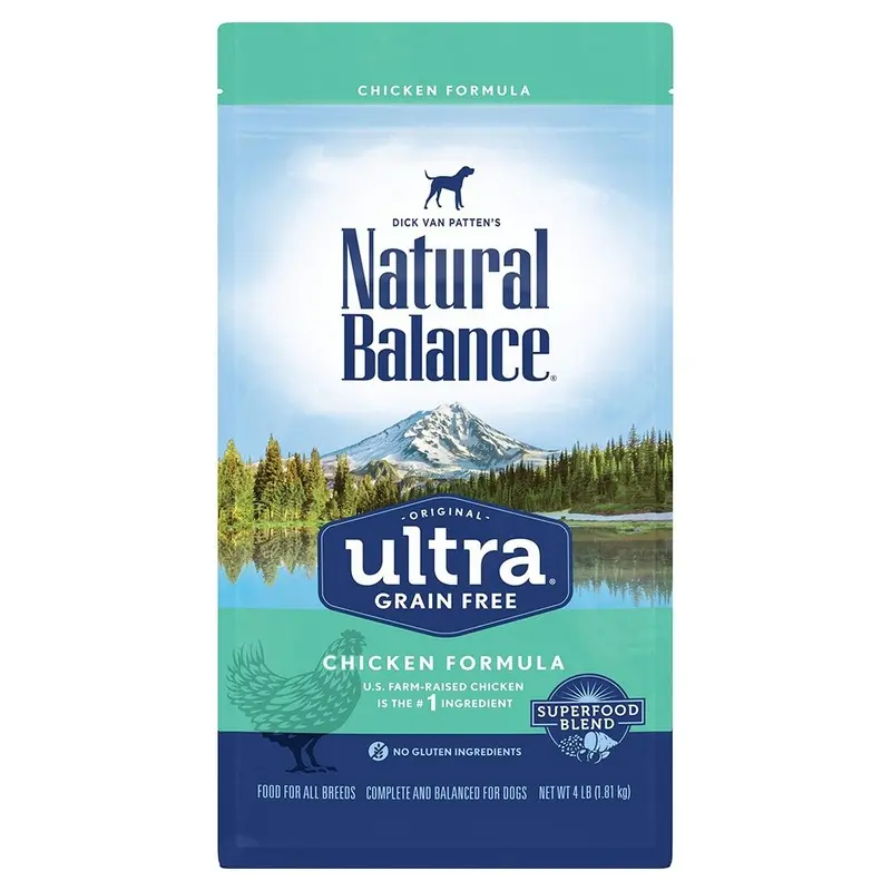 Natural Balance Original Ultra Grain Free Dry Dog Food Chicken Formula 4-lb