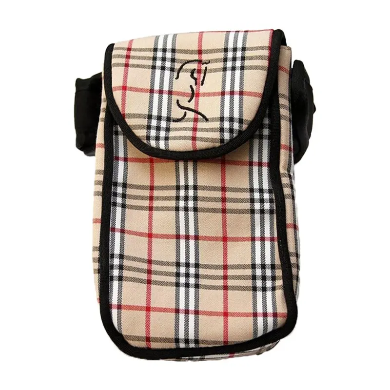 Woofhoof Equestrian Cell Phone Case Plaid X-Large