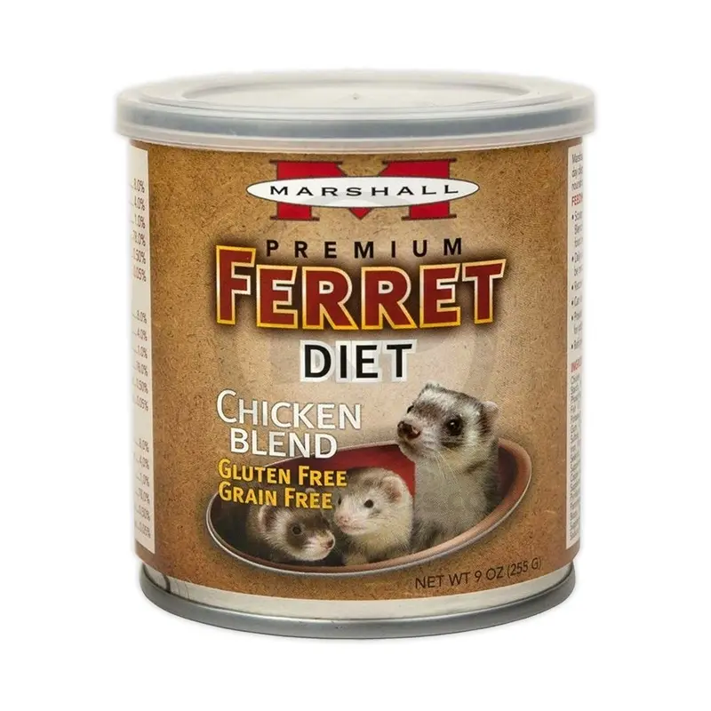 Marshall Pet Products Premium Ferret Diet Chicken Blend Canned Food 9-oz