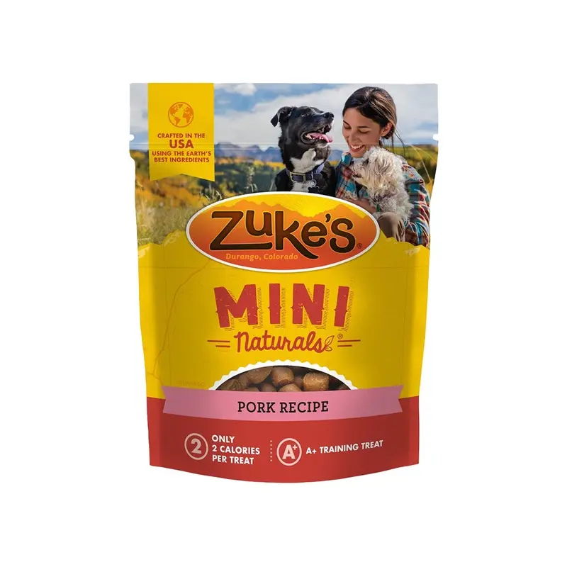 Zuke's Mini Naturals Pork Dog Treats 6-oz