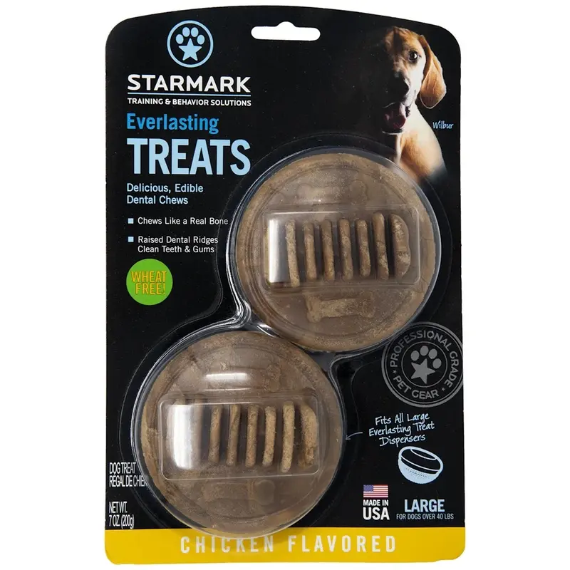 Starmark Everlasting Made In USA Dog Treat Chicken Large 7-oz