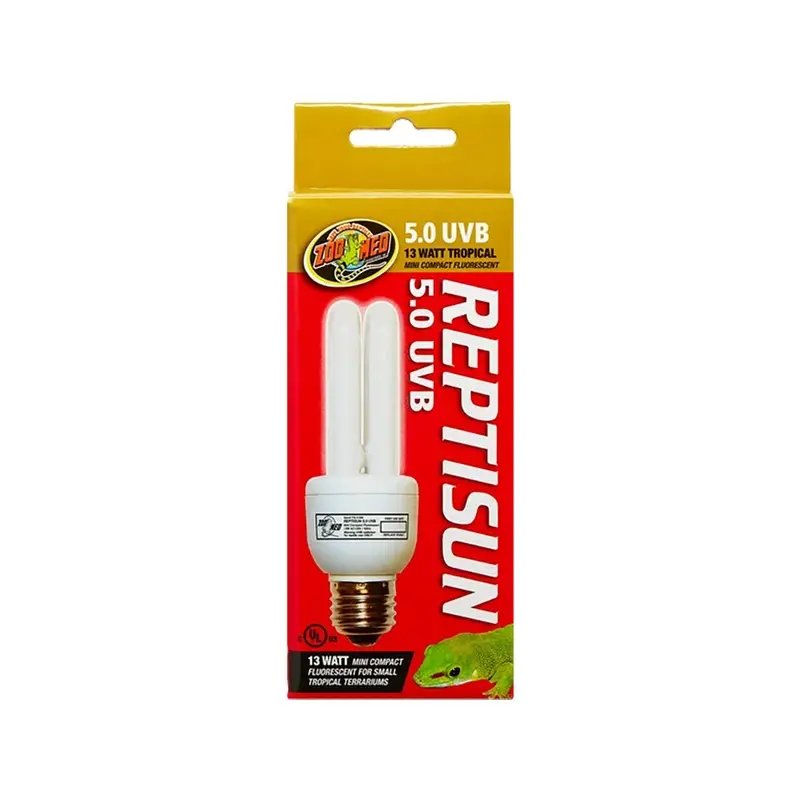 Zoo Med ReptiSun 5.0 UVB Tropical Mini Compact Fluorescent 13W