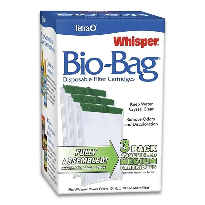 Tetra Whisper Bio-Bag Disposable Filter Cartridges Medium 3 Count