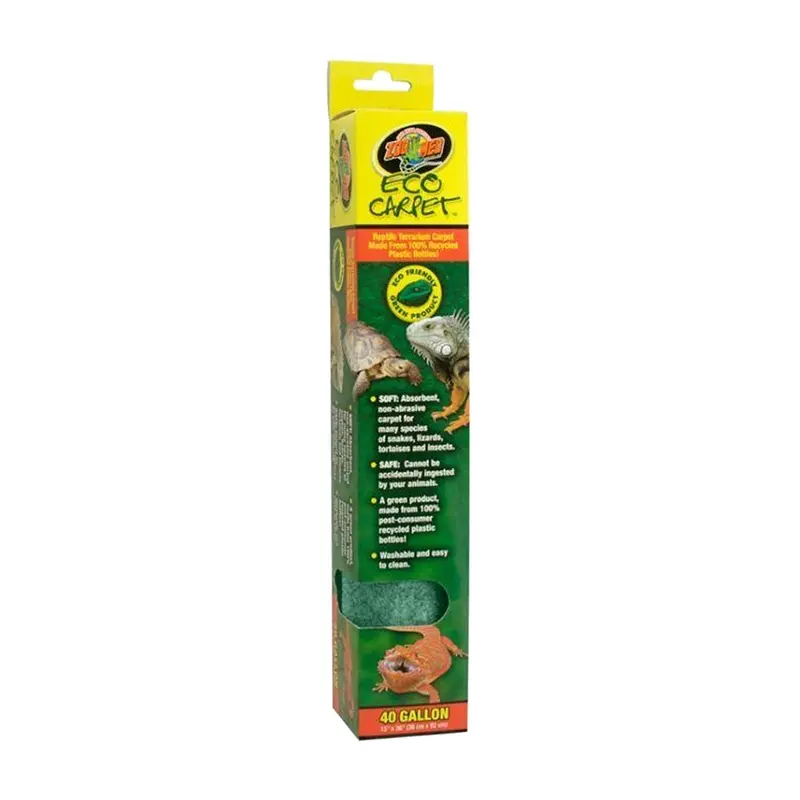 Zoo Med Reptile Terrarium Eco Carpet Grey 40-gal 15 in X 36 in